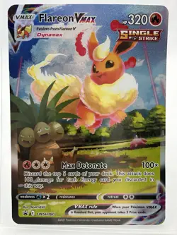 Pokemon Flareon VMAX Jumbo Promo SWSH180 Oversized Card Near Mint - Image 5