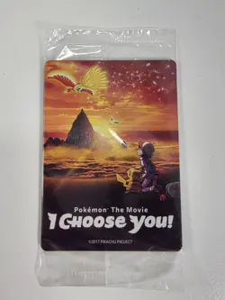 Pokemon The Movie I Choose You Ash's Pikachu Promo Sealed Pack (2017) 3 Cards - Image 1
