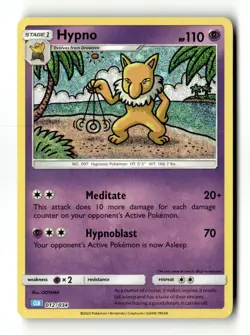 Hypno 012/034 Trading Card Game Classic Classic Collection NM - Image 1