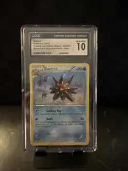 Pokemon Starmie Holo #005/034 TCG Classic CLB CGC 10 Gem Mint 2023 English Card - Image 1
