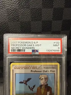 Professor Oak’s Visit Promo #122/132 2008-09 Pokemon PSA 9 Mint TCG Card - Image 2