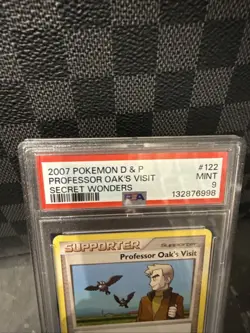 Professor Oak’s Visit Promo #122/132 2008-09 Pokemon PSA 9 Mint TCG Card - Image 3