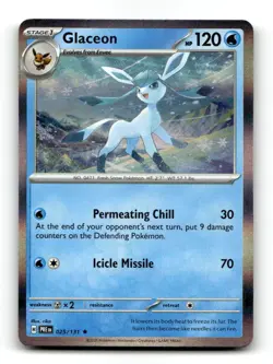 Glaceon (Cosmos Holo) 025/131 Miscellaneous Cards & Products Rare NM - Image 1