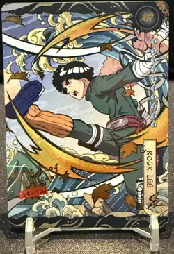 Naruto Kayou Rock Lee AR NREA02-AR-006L4 English NM Pack Fresh Card - Image 1