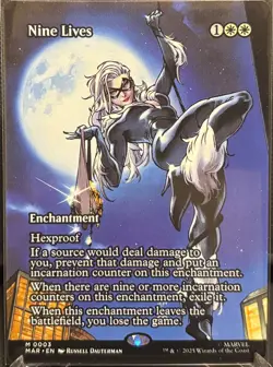 MTG Marvel’s Spider-Man Nine Lives Borderless (Mythic) - Image 1