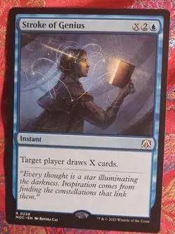 Stroke of Genius March of the MAchines Commander card Magic The Gathering MTG - Image 1