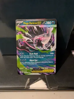 POKEMON TCG Pitch Black 048 Mega Darkrai ex Double Rare - Image 1
