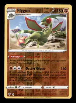 FLYGON 091/189 REVERSE HOLO RARE DARKNESS ABLAZE NM/M - Image 1