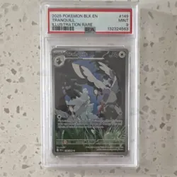 2025 Pokemon TCG Sv: Black Bolt Tranquill 149/086 Illustration Rare Holo PSA 9 - Image 1