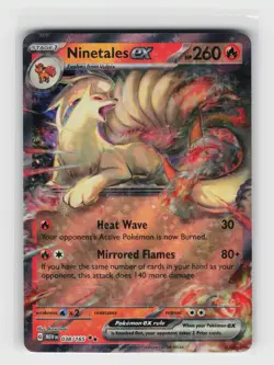 Ninetales ex 038/165 Double Rare 151 Holo NM Pokemon - Image 1