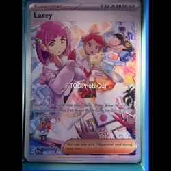 Stellar Crown LACEY 172/142 Special Illustration Rare Pokemon Holo NM - Image 1