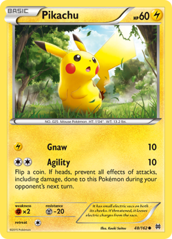 PIKACHU 48/162 BREAKTHROUGH C NM - Image 1