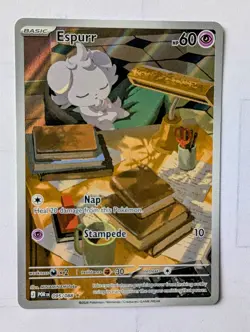 ESPURR 095/088 HOLO ILLUSTRATION RARE PERFECT ORDER POKEMON NM/M 1 - Image 1