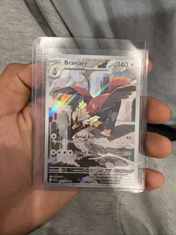 BRAVIARY 155/086 HOLO ILLUSTRATION RARE BLACK BOLT POKEMON NEAR MINT - Image 1