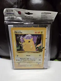 Pokemon 25th Anniversary First Partner Collector’s Binder Train On Pikachu Read 820650809606 - Image 2