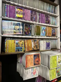 1000 japanese pokemon cards bulk lot 900 Normal C/UC And 100 Holo Cards NM - Image 1