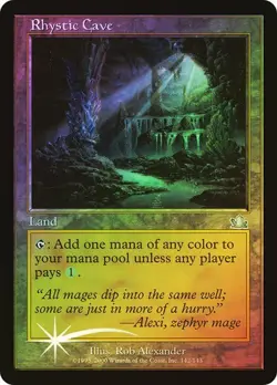 Prophecy MTG Foil Rhystic Cave Magic - Image 1