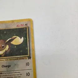 DMG - German Evee (Evoli) Team Rocket First Edition Pokemon TCG 55/82 Damaged - Image 3