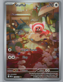 Stufful 154/132 Mega Evolution Illustration Rare Full Art Holo NM - Image 1