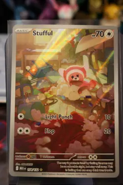 Stufful 154/132 Mega Evolution Illustration Rare Full Art Holo NM - Image 4