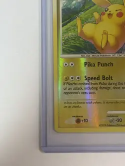 Pokemon Pikachu Stormfront Reverse Holo 70/100 2008 Common 70 HP English - Image 3
