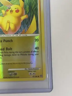Pokemon Pikachu Stormfront Reverse Holo 70/100 2008 Common 70 HP English - Image 4