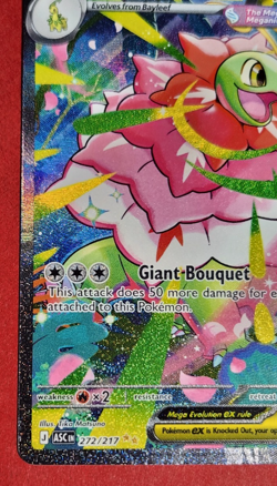 Pokemon TCG Mega Meganium Ex #272/217 Ascended Heroes Full Art SIR - Image 5