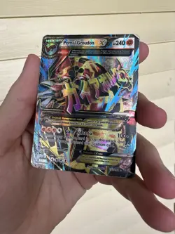 Pokemon Primal Groudon EX XY Primal Clash 151/160 Rare Mega Holo 240 HP TCG - Image 5