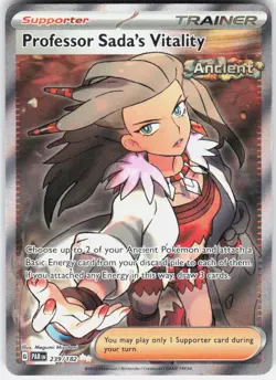 Professor Sada's Vitality 239/182 Ultra Rare Paradox Rift Pokemon Holo - Image 1