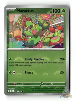 Maractus (Master Ball Pattern) 008/086 Black Bolt Common NM - Image 1