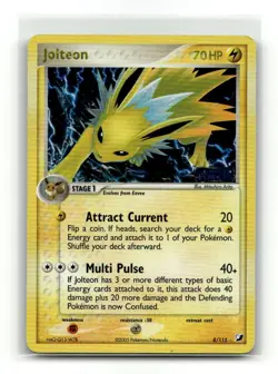 Jolteon 8/115 Unseen Forces Reverse Holo Rare LP - Image 1