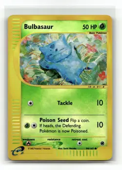 Bulbasaur 94/165 Expedition Base Set Reverse Holo Common MP - Image 1
