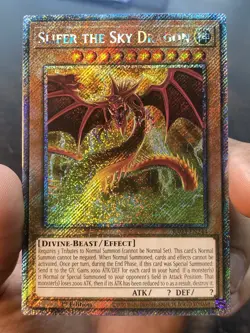Yugioh NM Slifer the Sky Dragon (Quarter Century Secret Rare) RA03-EN244 - Image 1