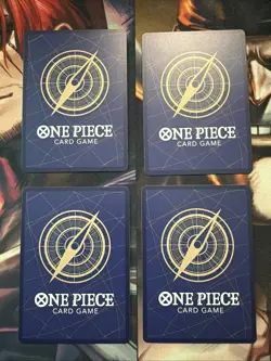 Buggy One Piece TCG OP16-048 Foil Lot 4 SR all NM playset the time of battle - Image 2