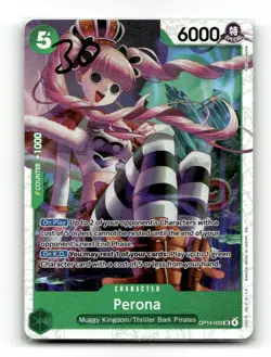 Perona OP14-033 The Azure Sea's Seven Super Rare NM - Image 2