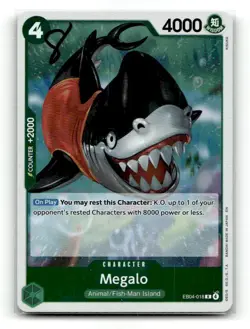 Megalo EB04-018 The Azure Sea's Seven Rare NM - Image 2