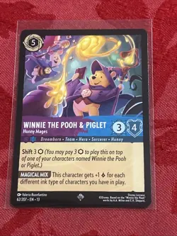 Lorcana Attack the Vine! - Winnie the Pooh & Piglet - Hunny Mages - 62/207 - Image 1