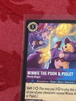 Lorcana Attack the Vine! - Winnie the Pooh & Piglet - Hunny Mages - 62/207 - Image 3