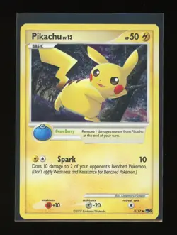 POKEMON Pop Series 6 PIKACHU 9/17 Holo Uncommon LP MP - Image 1