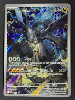 N’s Zekrom 031 Black Star Promo Mega Evolution Ascended Heroes Pokemon Full Art - Image 1