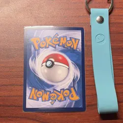 Pokemon S-Chinese Vaporeon Keychain Card Guard Display and Vaporeon V Card - Image 5