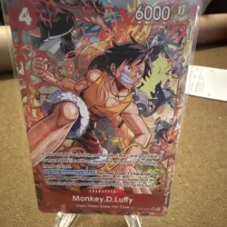 One Piece Card Game Impel Down Monkey D. Luffy OP16-015 Character Foil 6000 ENG - Image 3