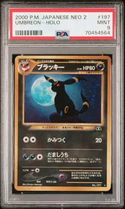 UMBREON Crossing the Ruins Neo 2 #197 PSA 9 Vintage Pokemon [Nostalgium] - Image 1