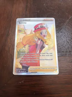 Pokemon TCG - Serena Rare Trainer Holo - 193/195 - Silver Tempest Excellent cond - Image 1