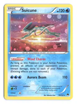 Pokemon Suicune XY - BREAKpoint 30/122 Cosmos Holo Blister Exclusive HP - Image 1