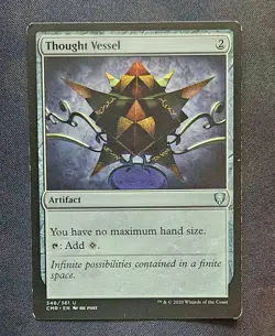 MTG Thought Vessel 346/361 Commander Legends CMR Uncommon Artifact LP Magic Card - Image 1