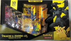 Nintendo Pokemon TCG Pikachu &Zekrom-GX Tag Team Premium - Image 1