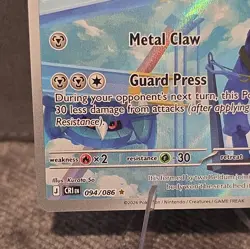 Metang 94/86 Illustration Rare Chaos Rising Pokemon Card - Image 2