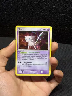 Pokemon TCG Mew Pop Series 4 Holo Card 4/17 Lightly played Condition Rare! - Image 1