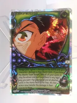 Yu Yu Hakusho TCG CCG SurprisedU U9 Cloudy Foil 1st Edition Card - Image 1